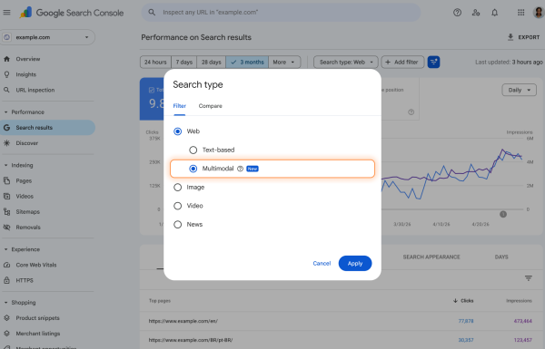 גוגל מוסיפה ל-Search Console פילטר לחיפושים עם תמונות
