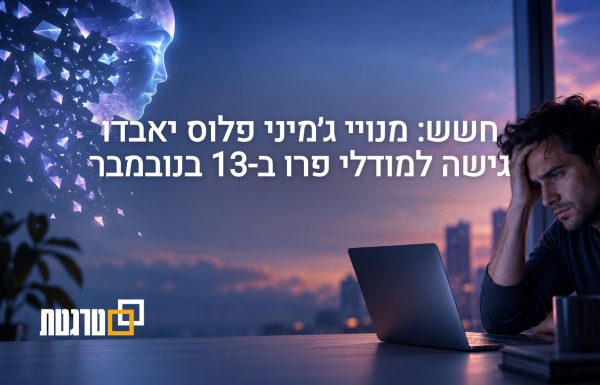 חשש: מנויי ג׳מיני פלוס יאבדו בנובמבר את האפשרות לבחור מודלי פרו
